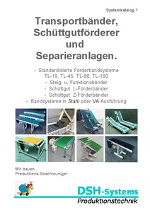 Systemkatalog 1: Foerderbandsysteme