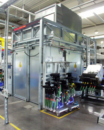 Prüftechnik und Fördersysteme: Dichtheitsprüfung